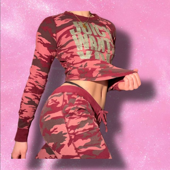 JUICY COUTURE CAMO SWEATSET💕 - Picture 3 of 4
